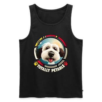 Hunde Spruch Havaneser Design für Hundeliebhaber - Männer Premium Bio Tank Top - Schwarz - Vorne - Michal (187cm)