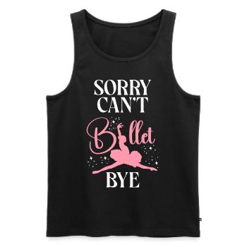 Ballet Dancer Dance Girl Ballerina - Männer Premium Bio Tank Top - Schwarz - Vorne - Michal (187cm)