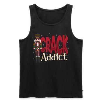Crack Addict Nutcracker Christmas Squad Ballet - Männer Premium Bio Tank Top - Schwarz - Vorne - Michal (187cm)
