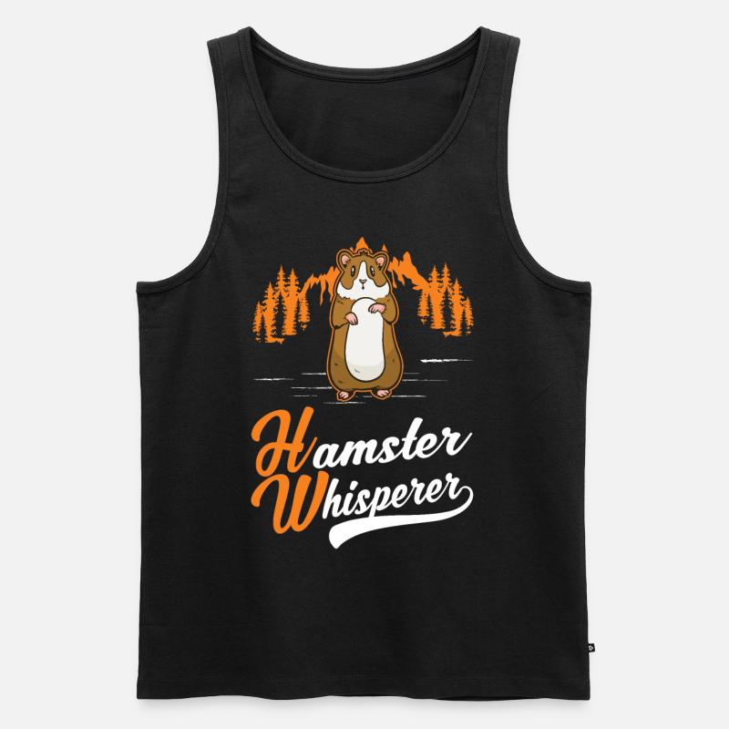 Hamster Flüsterer Goldhamster Hamster - Männer Premium Bio Tank Top - Schwarz