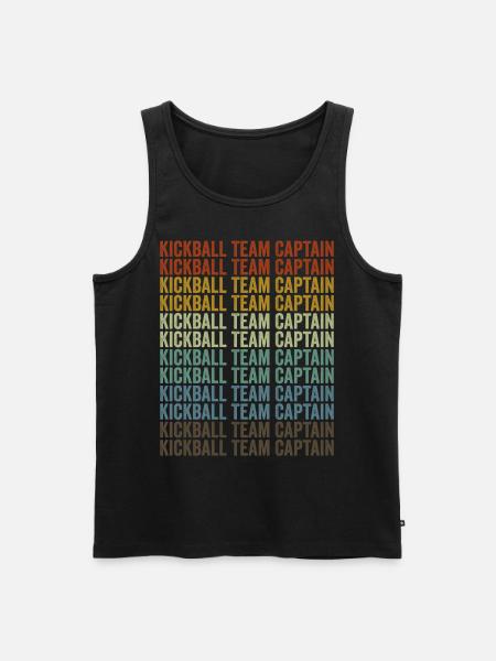 Kickball Team Captain Kickball Player - Men's Premium Organic Tank Top - black