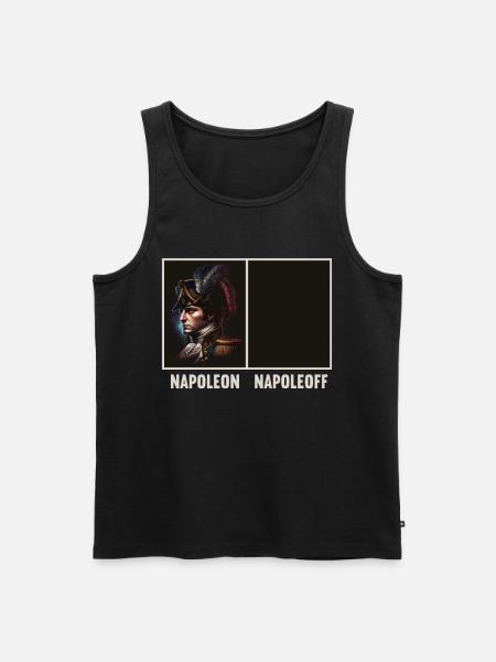 Napoleon Napoleoff Merry Napoleon Bonaparte - Men's Premium Organic Tank Top - black