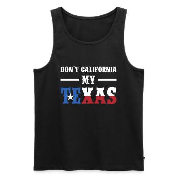 Texas Geschenk Huston Austin Dallas El Paso Rodeo - Männer Premium Bio Tank Top - Schwarz - Vorne - AI Model Male 178 light (178cm)