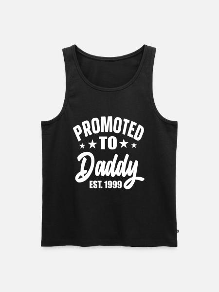 Promoted To Daddy Est 1999 - Men's Premium Organic Tank Top - black
