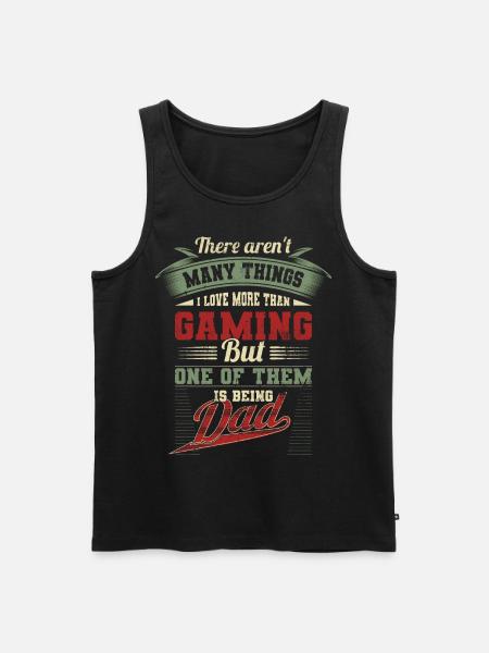 Fars dag Gaming Gamer Far fødselsdagsgave - Herre Premium økologisk tanktop - sort