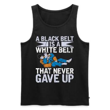 Jiu Jitsu Arts Martiaux Kung Fu & Karaté Jiu Jitsu - Débardeur bio Premium Homme - noir - Devant - Michal (187cm)