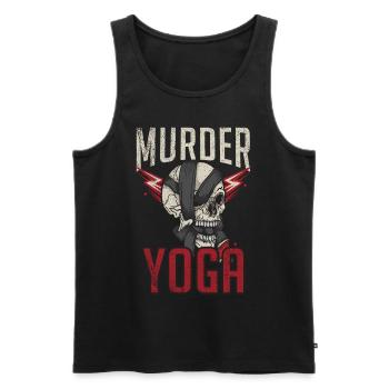 Jiu Jitsu Arts Martiaux Kung Fu & Karaté Jiu Jitsu - Débardeur bio Premium Homme - noir - Devant - Michal (187cm)