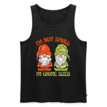 Gartenzwerge Gartenzwerge Gnome Sized - Männer Premium Bio Tank Top - Schwarz - Vorne - AI Model Male 178 light (178cm)