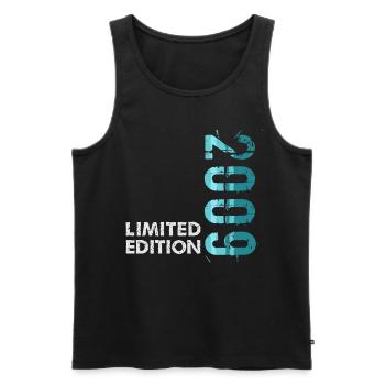 2009 Limited Edition - Männer Premium Bio Tank Top - Schwarz - Vorne - Michal (187cm)