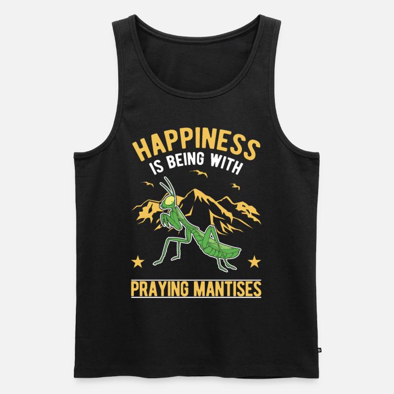 Praying mantis Mantis Mantis - Men's Premium Organic Tank Top - black