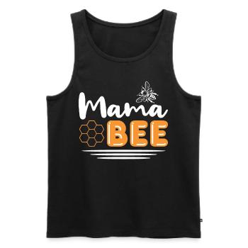Maman Abeille - Débardeur bio Premium Homme - noir - Devant - Michal (187cm)