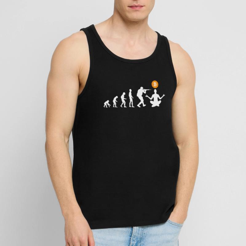 Bitcoin evolution Men's Premium Organic Tank Top
