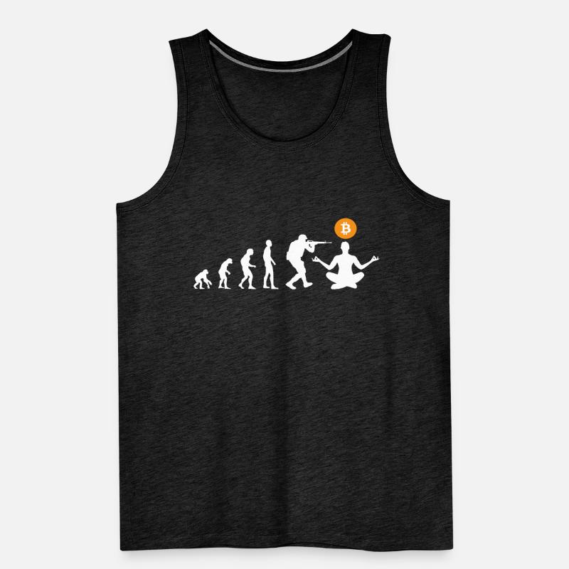 Bitcoin evolution Men's Premium Organic Tank Top