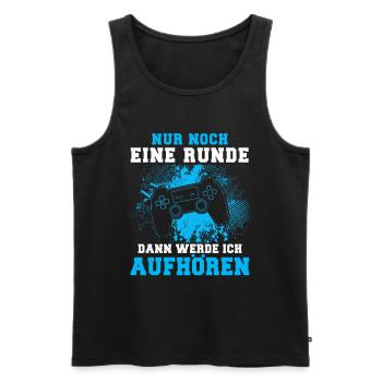 Zocker Geschenk Junge Gamer Controller Zocken - Männer Premium Bio Tank Top - Schwarz - Vorne - AI Model Male 178 light (178cm)