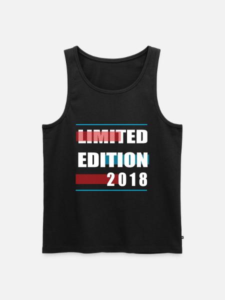 Limited Edition 2018 - Men's Premium Organic Tank Top - black