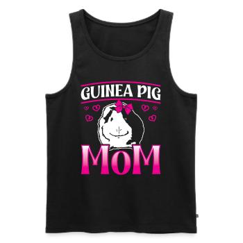 Guinée Pic Maman - Débardeur bio Premium Homme - noir - Devant - AI Model Male 178 light (178cm)