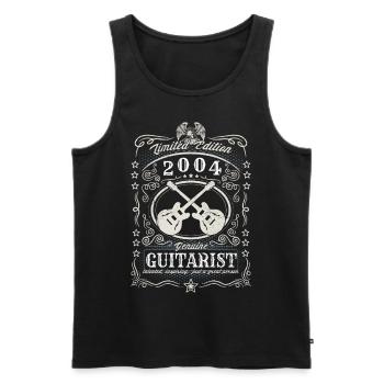 Vintage 2004 Guitariste Cadeau d’anniversaire Hobby - Débardeur bio Premium Homme - noir - Devant - Michal (187cm)