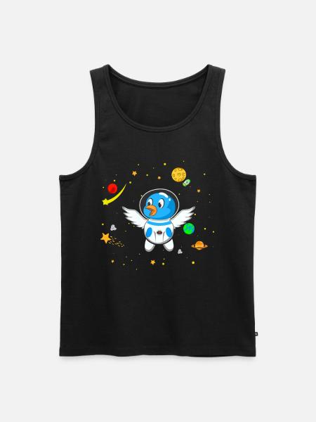 Dog breeder astronaut - Men's Premium Organic Tank Top - black