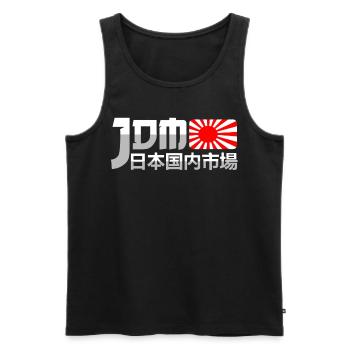 JDM Motorsport Auto Tuning Automotive - Männer Premium Bio Tank Top - Schwarz - Vorne - AI Model Male 178 light (178cm)