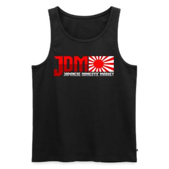 JDM Motorsport Auto Tuning Automotive - Männer Premium Bio Tank Top - Schwarz - Vorne - AI Model Male 178 light (178cm)