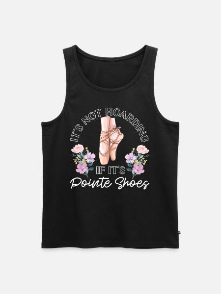 Ballet Danseuse Danse Ballerine - Débardeur bio Premium Homme - noir