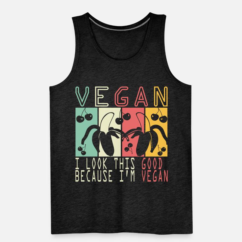 Vegano Canottiera ecologica premium da uomo