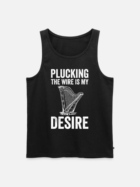 Harpist Harpist - Men's Premium Organic Tank Top - black