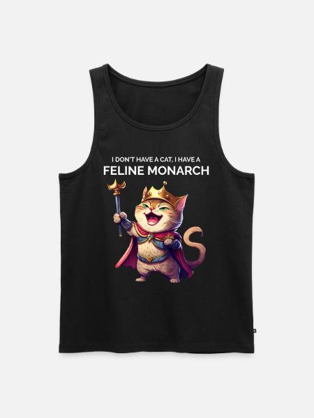 Pet Owner Cat Lover - Men's Premium Organic Tank Top - black