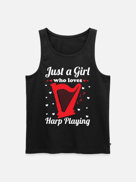 Harpist Harpist - Men's Premium Organic Tank Top - black