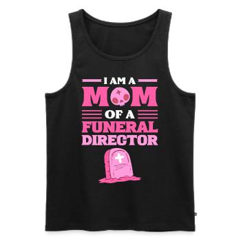 I Am A Mom Of A Funeral Director Funeral Director - Men's Premium Organic Tank Top - black - Front - AI Model Male 178 light (178cm)