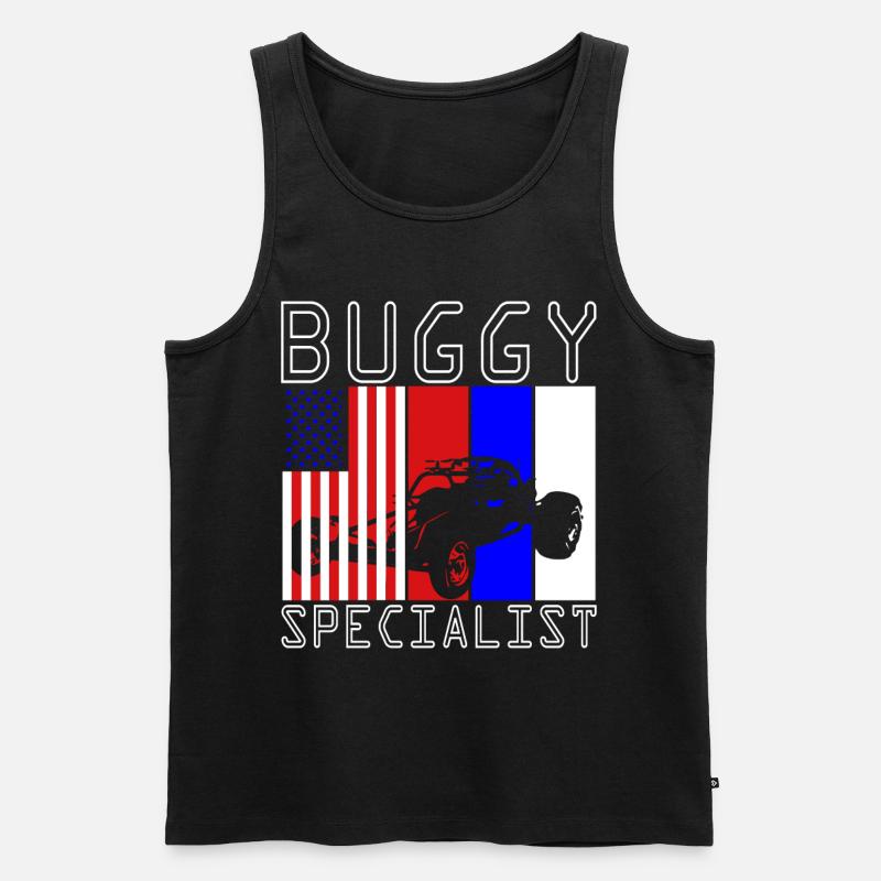 Dune Buggy Beach Buggy - Men's Premium Organic Tank Top - black