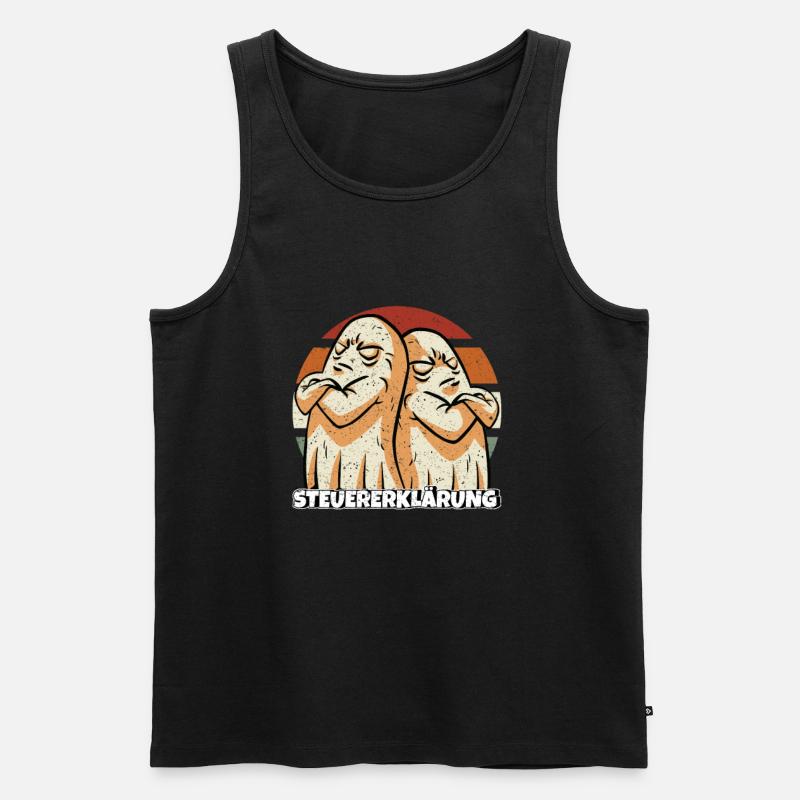 Steuererklärung - Männer Premium Bio Tank Top - Schwarz
