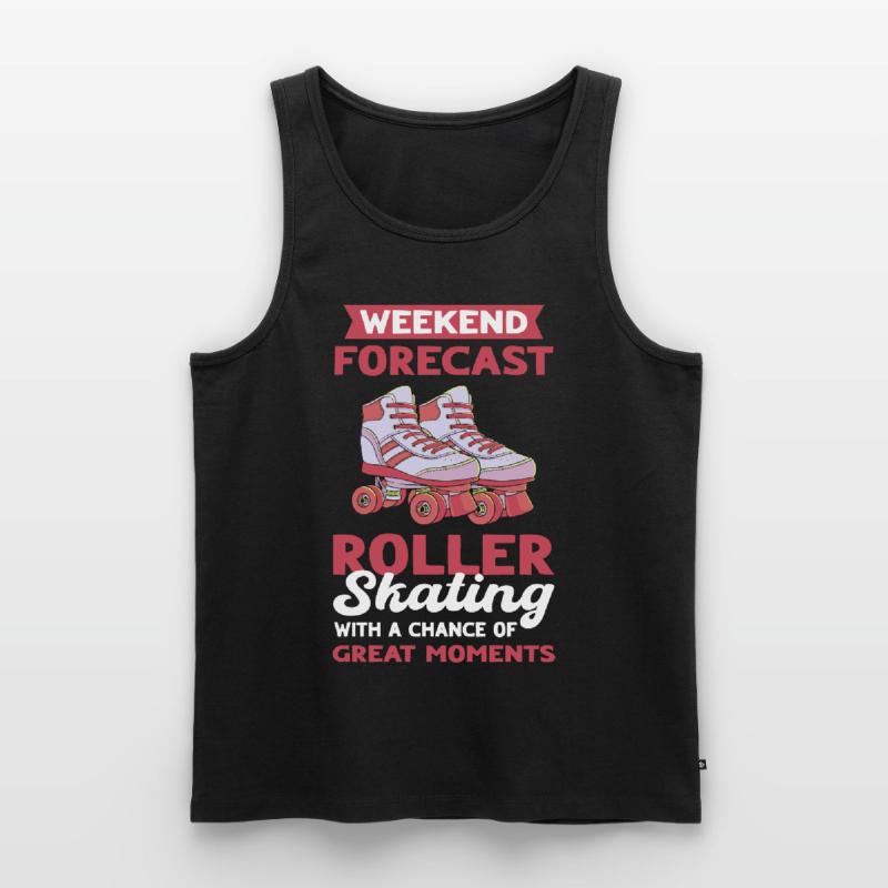 Roller Skating Roller Derby Roller Skating Roller Roller Débardeur bio Premium Homme