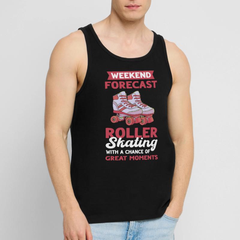 Roller Skating Roller Derby Roller Skating Roller Roller Débardeur bio Premium Homme