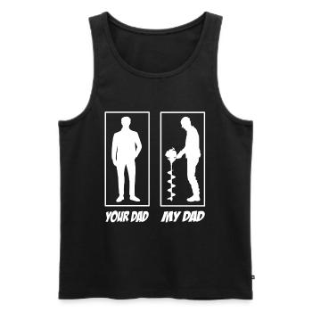 Your dad my dad horticulturist dad - Men's Premium Organic Tank Top - black - Front - AI Model Male 178 light (178cm)