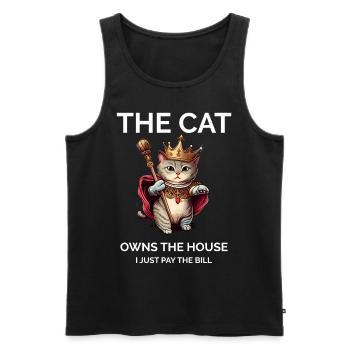 Katzeneltern sagen Kätzchen - Männer Premium Bio Tank Top - Schwarz - Vorne - Michal (187cm)