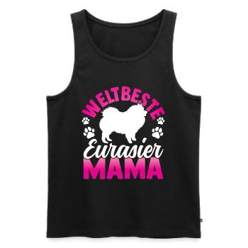 Beste Eurasier Mama Spitz Eurasian Dog - Männer Premium Bio Tank Top - Schwarz - Vorne - Michal (187cm)