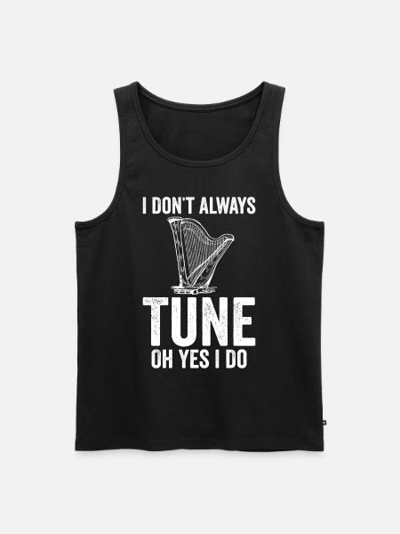 Harpist Harpist - Men's Premium Organic Tank Top - black