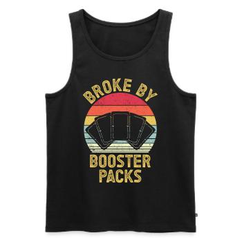 Funny Trading Card Game TCG Retro - Men's Premium Organic Tank Top - black - Front - Michal (187cm)