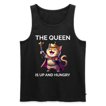 Pelz Eltern Kätzchen Katze Papa Katze Mama - Männer Premium Bio Tank Top - Schwarz - Vorne - Michal (187cm)