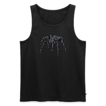 Vogelspinne I Tarantula Terrarium Motiv für - Männer Premium Bio Tank Top - Schwarz - Vorne - Michal (187cm)