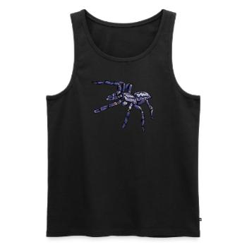Vogelspinne I Tarantula Terrarium Motiv für - Männer Premium Bio Tank Top - Schwarz - Vorne - Michal (187cm)
