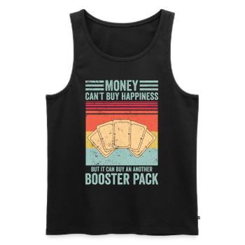 Funny Trading Card Game TCG Retro - Men's Premium Organic Tank Top - black - Front - Michal (187cm)