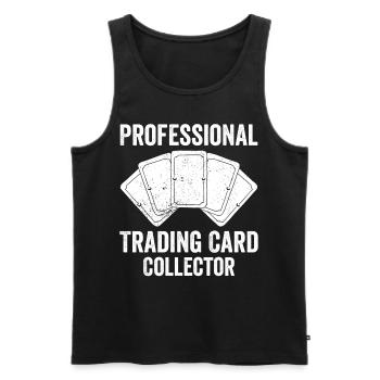 Fun Trading Card Game TCG - Men's Premium Organic Tank Top - black - Front - Michal (187cm)