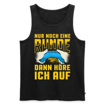 Zocker Geschenk Junge Gamer Controller Zocken - Männer Premium Bio Tank Top - Schwarz - Vorne - AI Model Male 178 light (178cm)