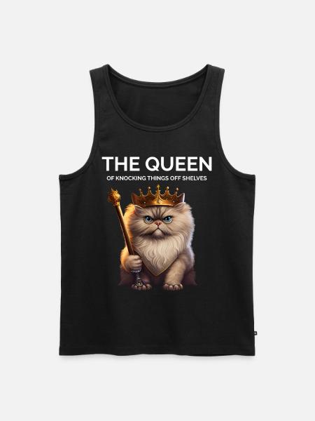 Sarcastic Cat - Men's Premium Organic Tank Top - black