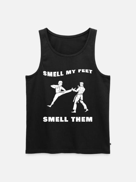 karate - Männer Premium Bio Tank Top - Schwarz