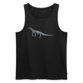 Komodowaran I Komododrache Motiv für Reptilien - Männer Premium Bio Tank Top - Schwarz - Vorne - Michal (187cm)
