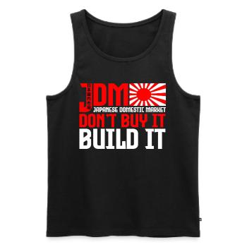 JDM Motorsport Auto Tuning Automotive - Männer Premium Bio Tank Top - Schwarz - Vorne - AI Model Male 178 light (178cm)