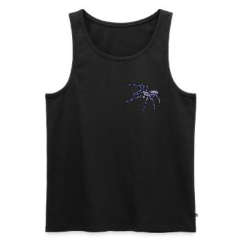 Vogelspinne I Tarantula Terrarium Motiv für - Männer Premium Bio Tank Top - Schwarz - Vorne - Michal (187cm)
